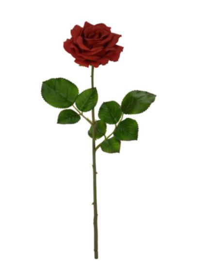 Haste de Rosa Vermelho 55cm