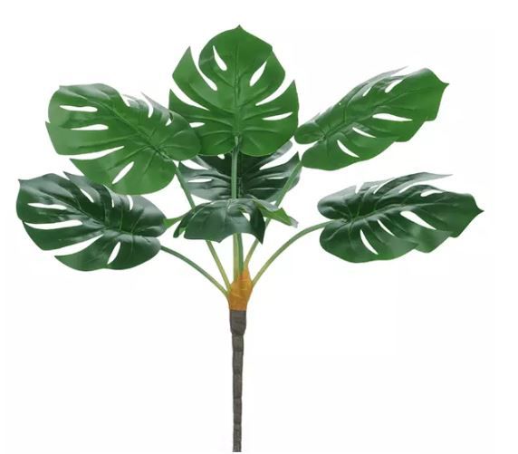 Planta Árvore Artificial Costela-de-Adão Real Toque - 60cm