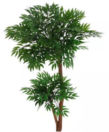Planta Árvore Artificial Rucos Verde 1,1m