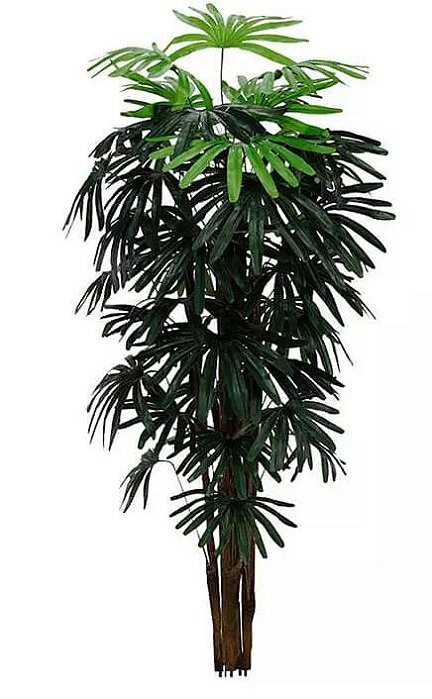 Planta Árvore Artificial Palmeira Raphis Verde 1,2m
