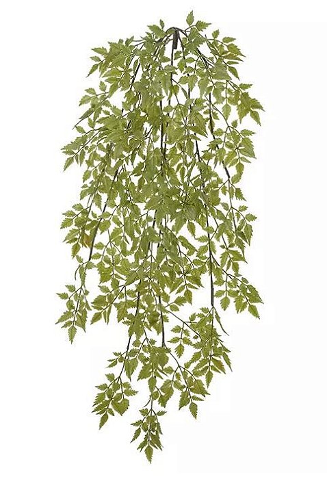 Folhagem Artificial Samambaia Pendente Real Toque Verde 1m