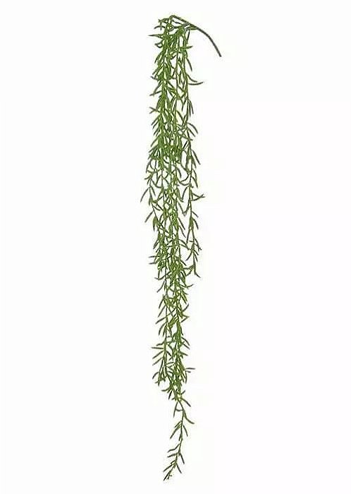 Folhagem Artificial Grass Pendente Com Print Verde 83cm