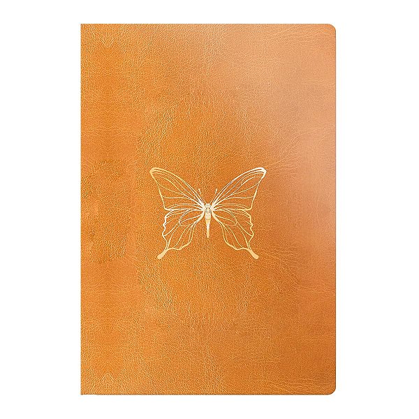 BÍBLIA NVI ANOTE LETRA GRANDE BORBOLETA CASTANHO LUXO