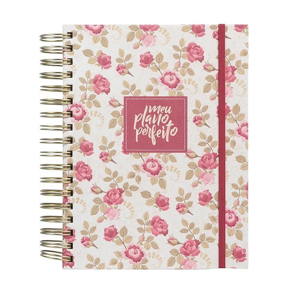 PLANNER MEU PLANO PERFEITO - CAPA TECIDO VINTAGE