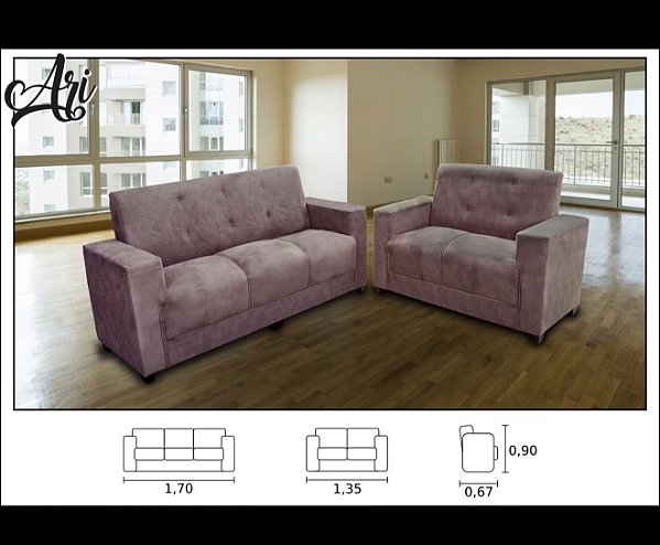 SOFA ARI 2 E 3 LUGARES