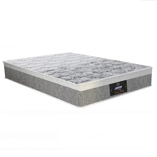 COLCHÃO CASAL NEW YORK GAZIN  MOLA  HF MOLEJO:MOLAS ENSACADAS ALT260 COMP1880 LARG1380 -NATURAL CINZA
