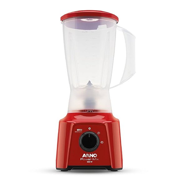 LIQUIFICADOR  ARNO POWER MIX 550W 2VEL LQ10/LQ11/LQ12 2720013774 VERMELHO 220 VOLTS