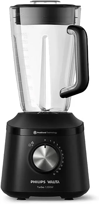 LIQUIDIFICADOR PHILIPS WALITA SERIE 3000 HR2271 1200W 3L 12V HR2271/90 PRETO 220 VOLTS