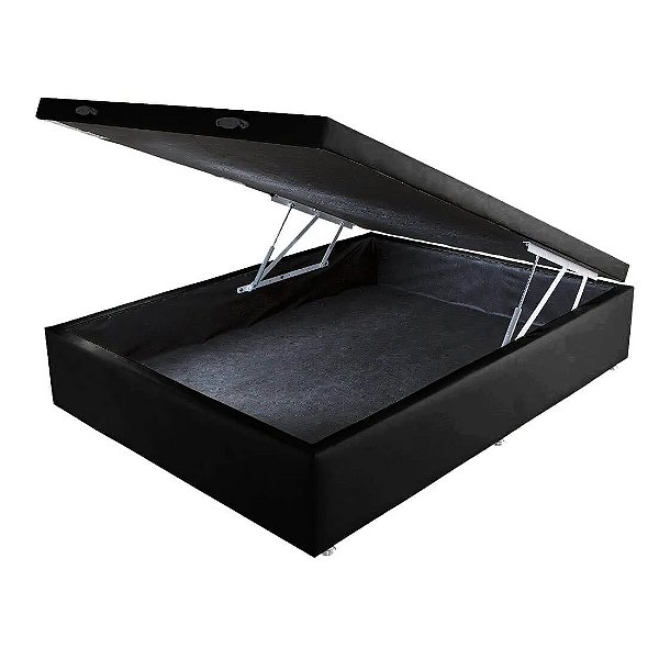 BASE BAU 1,38X1,88X - 40CM - PRETO CORANO