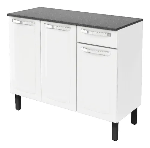 BALCÃO ROSE 1.05  - PRETO