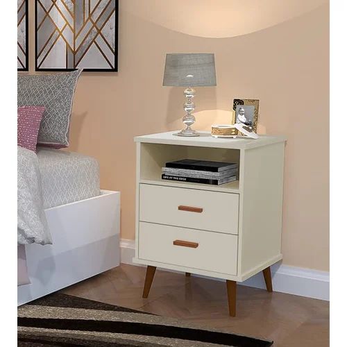 MESA DE CABECEIRA / CRIADO ITALIA OFF WHITE