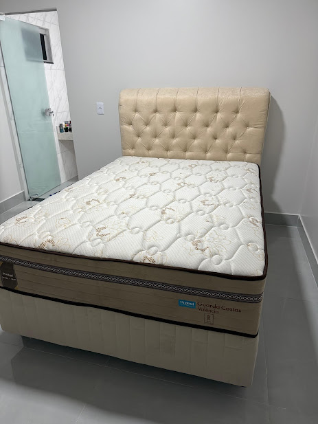 CABECEIRA CASAL 1,38X - BEGE / NOBUCK