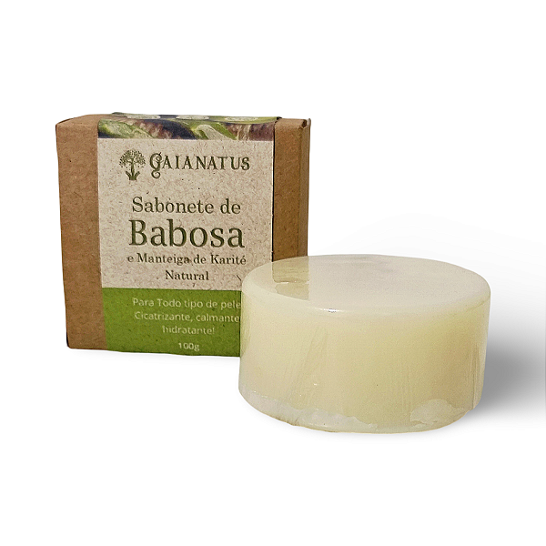 Sabonete de Babosa e Manteiga de Karité Hidratante Natural
