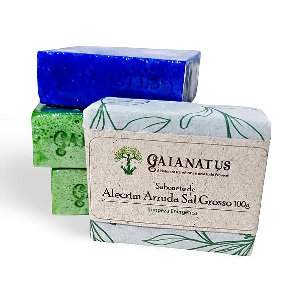 Kit 3 Sabonetes Limpeza Energética Natural Vegetal