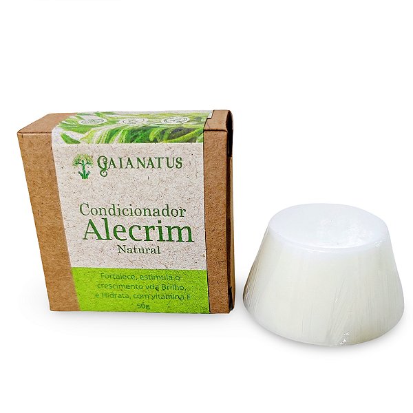 Condicionador Sólido de Alecrim Anti Queda e Crescimento Capilar Vegano