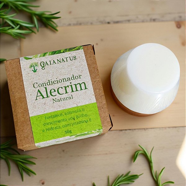 Condicionador Sólido de Alecrim Anti Queda e Crescimento Capilar Vegano