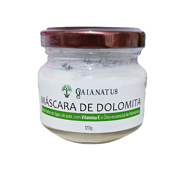 Máscara Skincare de Dolomita Clareadora, Hidratante Para Manchas na Pele Natural
