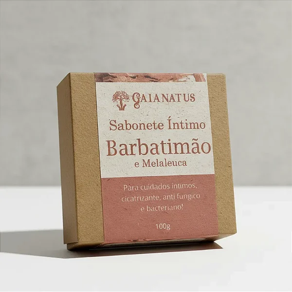 Sabonete Íntimo Natural de Barbatimão e Melaleuca – Equilíbrio e Bem-Estar Feminino