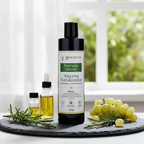 Shampoo de Alecrim Natural – Crescimento, Força e Saúde Capilar