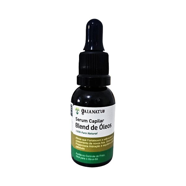 Serum Capilar Blend de Óleos Natural – Crescimento, Fortalecimento e Anti Queda