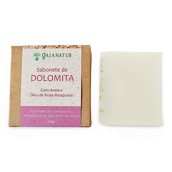 Kit 10 Sabonetes de Dolomita e Aveia – Clareador Facial Hidratante Natural