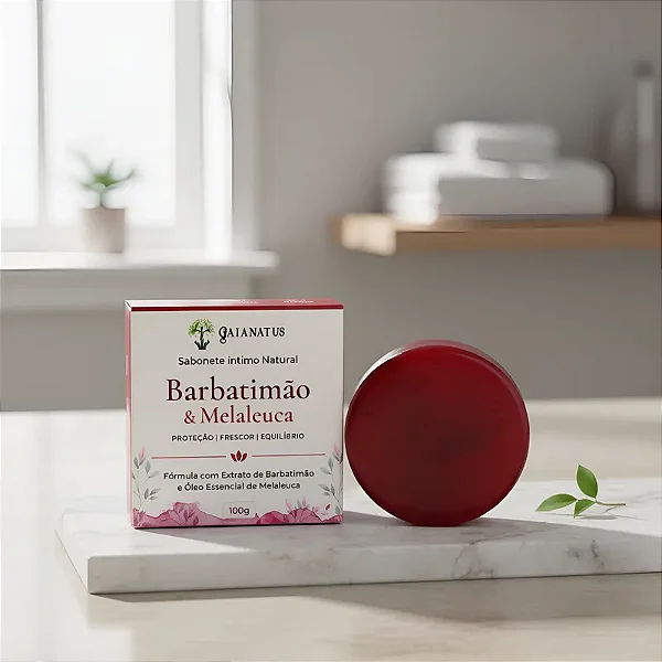 kit 3 Sabonete Íntimo Natural de Barbatimão e Melaleuca – Equilíbrio e Bem-Estar Feminino