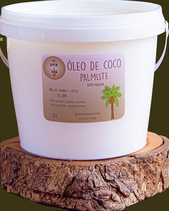 6l de Óleo De Coco Palmiste Profissional
