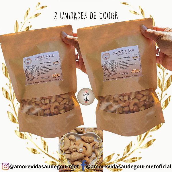 Castanha de Caju 2X500gr