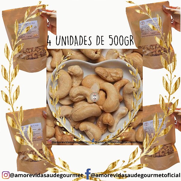 Castanha de Caju 4X500gr