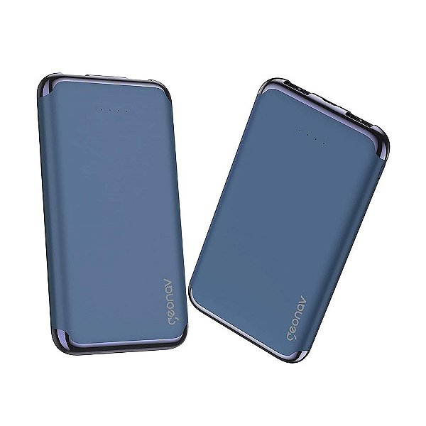 Carregador Portátil Azul Marinho- 6.000 mAh