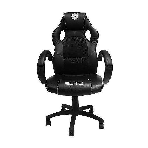 Cadeira Gamer Dazz Elite Com Apoio de Braço - Preto