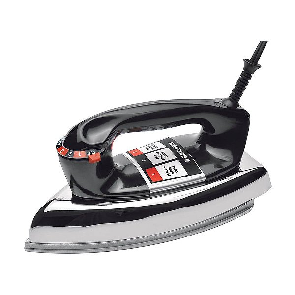 Ferro de Passar Metálico a Seco 1100W Preto 127V  BLACK+DECKER