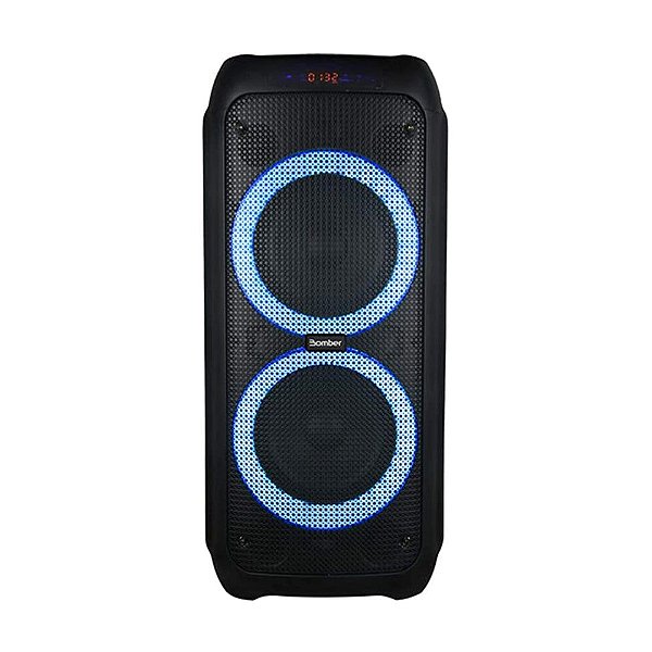 Caixa de Som Bluetooth 120W RMS Bomber Party 1200 USB Micro SD P2 P10 FM