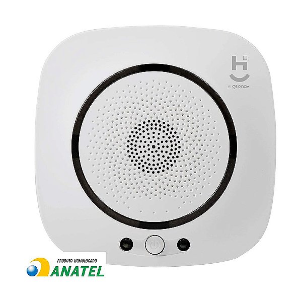 Sensor Inteligente para detecção de Gás Natural e GLP, Wi-Fi, Aplicativo, Bivolt, HISSGL