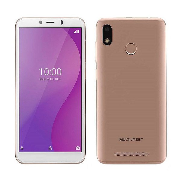 Smartphone Multilaser G, 32GB, 5MP, Tela 5.5, Dourado - P9133