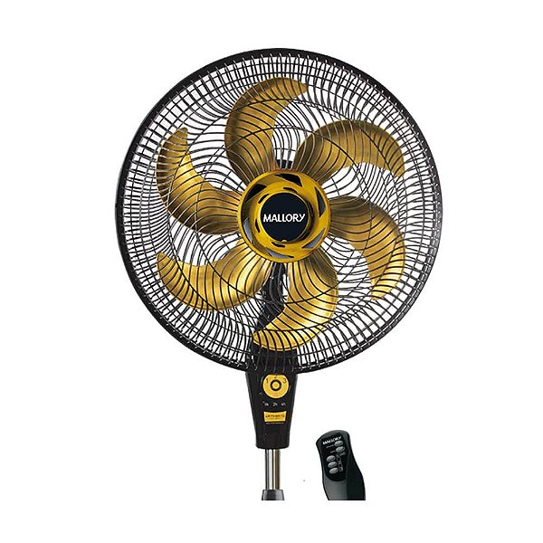 Ventilador de Coluna, Air Timer Style TS+, Preto/Dourado, 220v