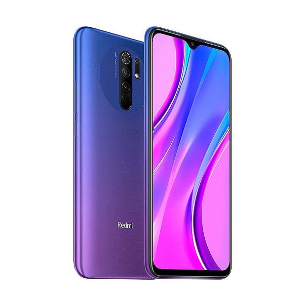 Smartphone Xiaomi Redmi 9 64GB Roxo 4G Octa-Core - 4GB 6,53” Câm. Quádrupla + Selfie 8MP