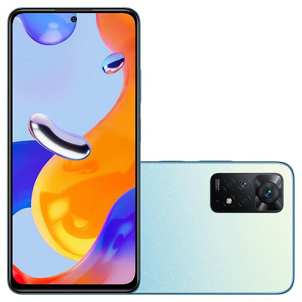 Xiaomi Redmi Note 11 Pro, 6GB RAM, 128GB, Tela 6.67, Azul