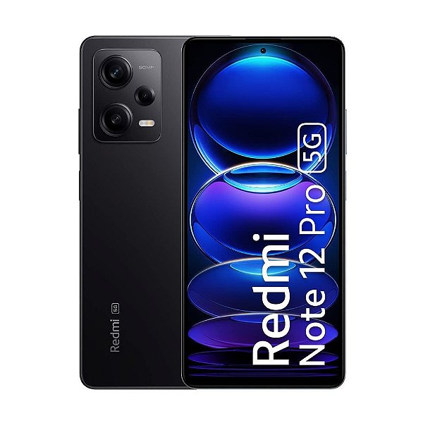 Xiaomi Redmi Note 12 Pro 5G (Preto, 6GB, 128GB) Versão Global