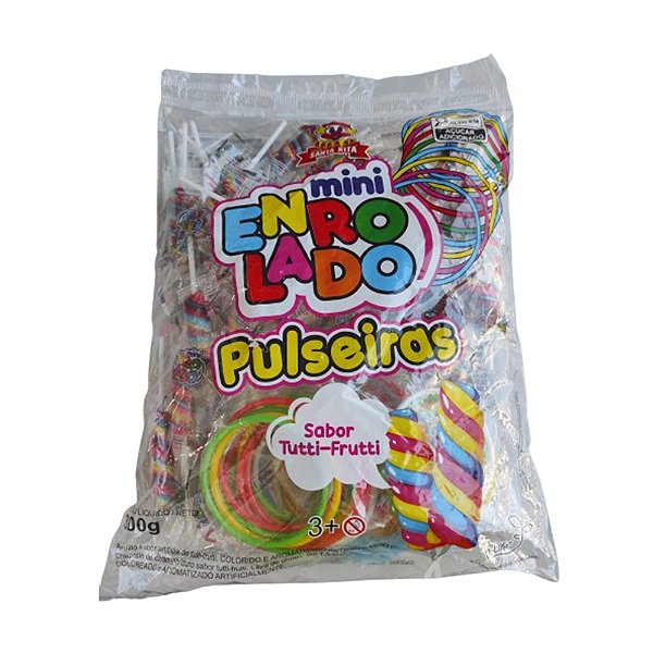 PIRULITO MINI ENROLADO PULSEIRA 16X50