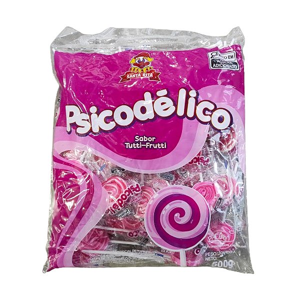 PIRULITO PSICODÉLICO ROSA 16X50