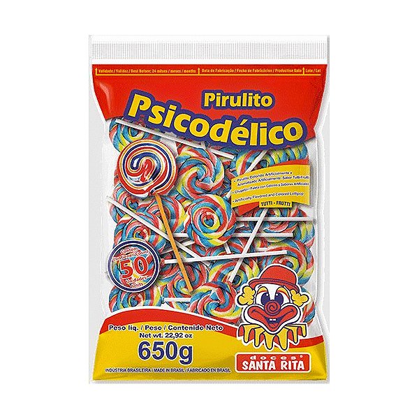 PIRULITO PSICODÉLICO 12X50