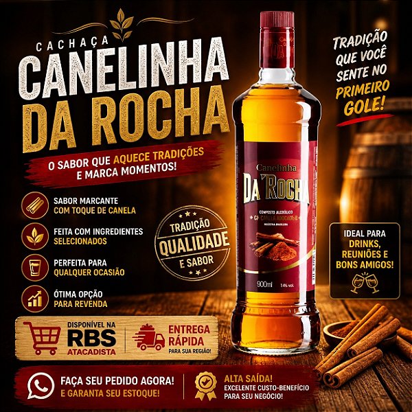 BEB CANELINHA DA ROCHA 12x900ML