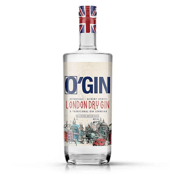 O'GIN - LONDON DRY GIN - 12x1L