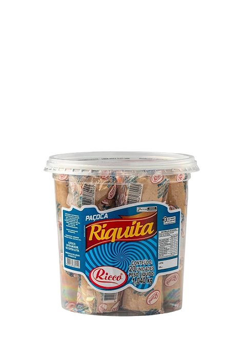 PACOCA RIQUITA RICCO ROLHA 20X52G