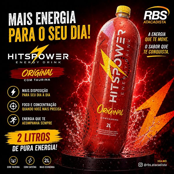 ENERGETICO 06X2000 ML - HITS POWER - ORIGINAL
