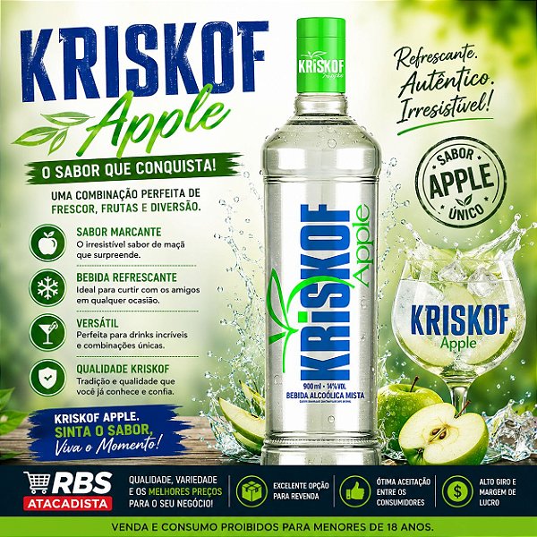 KRISKOF APPLE CX 6X900ML