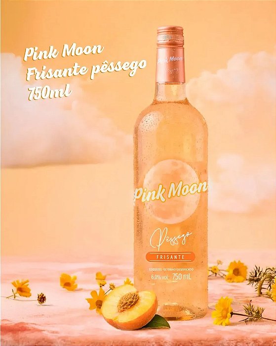 PINK MOON FRISANTE PESSEGO 12X750ML VD