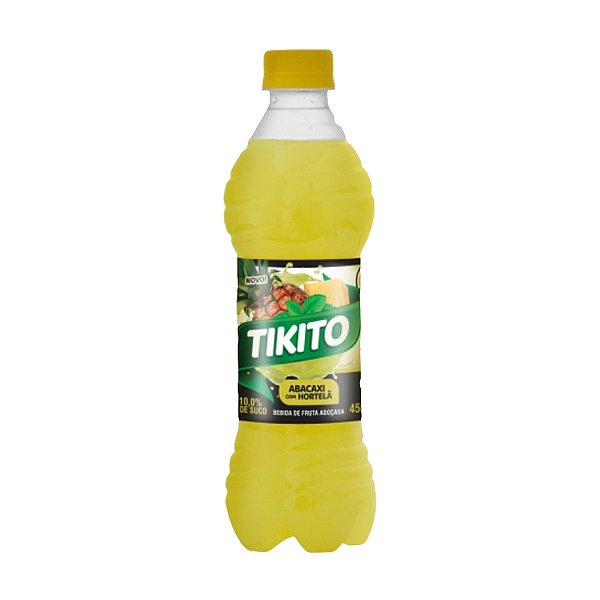 TIKITO ABACAXI C/HORTELA 12X450ML     PET