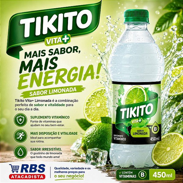TIKITO LIMONADA 12X450 ML PET